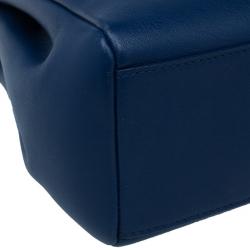 مملوكة مسبقًا Dior Blue Soft Leather Flap Bag