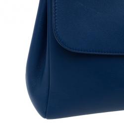 مملوكة مسبقًا Dior Blue Soft Leather Flap Bag