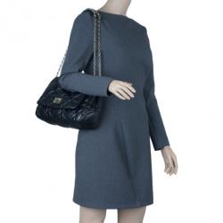 Pre Owned حقيبة كتب ديور ميلي لا فورت جلد كاناج أسود