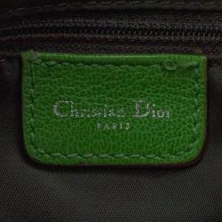 Pre Owned Dior Beige Canvas Saddle Rasta Vintage  Shoulder Bag