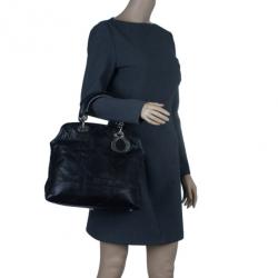 Pre Owned Dior Black Leather Granville Tote