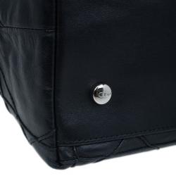 Pre Owned Dior Black Leather Granville Tote