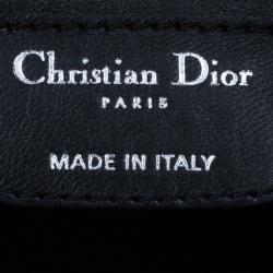 مملوكة مسبقًا Dior Black Lambskin Cannage Clutch