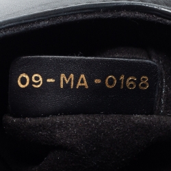 Pre Owned Dior Black Leather Mini Saddle Bag