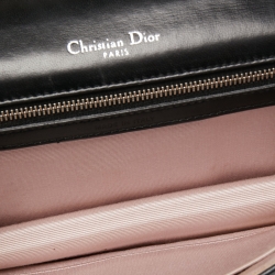 Pre Owned Dior Black Leather Small Diorama Shoulder Bag