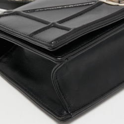Pre Owned Dior Black Leather Small Diorama Shoulder Bag