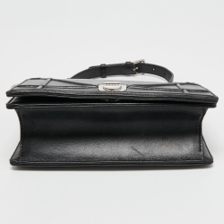 Pre Owned Dior Black Leather Small Diorama Shoulder Bag