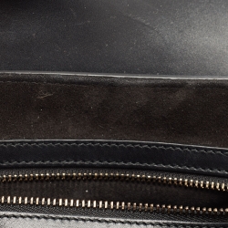 Dior Black Leather Medium Saddle Bag
