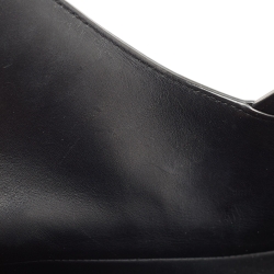 Dior Black Leather Medium Saddle Bag