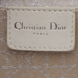 Pre Owned Dior Black Satin Charm Flap Baguette