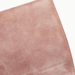 Dior Pink Leather Studded Diorama Wallet on Chain