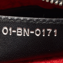 Pre Owned Dior Black Cannage Leather Medium Lady Dior Tote