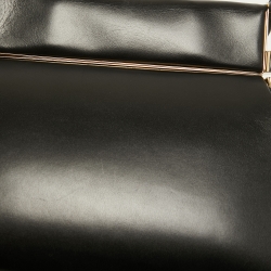 Pre Owned Dior Black Leather Babe Vanity Top Handle Bag