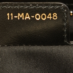Pre Owned Dior Black Leather Babe Vanity Top Handle Bag