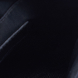 Pre Owned Dior Black Oblique Canvas and Leather Flap Crossbody Bag