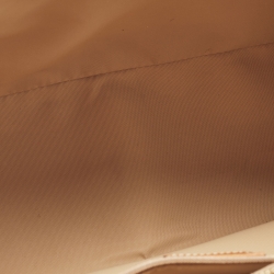 Pre Owned Dior Tan/Beige Oblique Canvas and Leather Street Chic Trotter Satchel