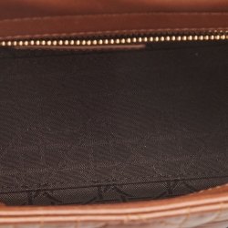 Dior Brown Cannage Leather Small My ABCDior Lady Dior Tote