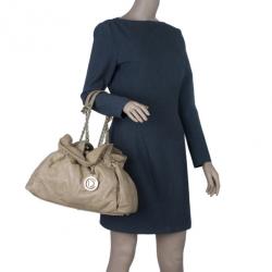 Pre Owned حقيبة ديور جلد خروف بيج كاناج لو ترينت هوبو