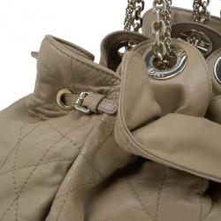 Pre Owned حقيبة ديور جلد خروف بيج كاناج لو ترينت هوبو