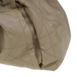 Pre Owned حقيبة ديور جلد خروف بيج كاناج لو ترينت هوبو