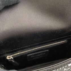 Pre Owned Dior Black Leather Studded Lady Dior Bag