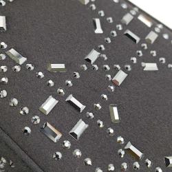 Pre Owned Dior Black Leather Studded Lady Dior Bag