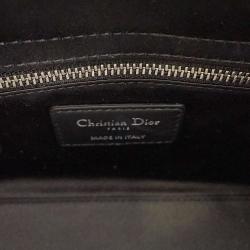 Pre Owned Dior Black Leather Studded Lady Dior Bag