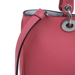 مملوكة مسبقًا Dior Rose Calfskin Medium Diorissimo Tote