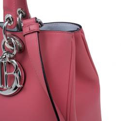 مملوكة مسبقًا Dior Rose Calfskin Medium Diorissimo Tote
