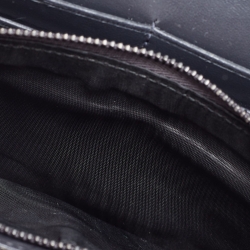 Pre Owned محفظة بسلسلة ديور ديوراما جلد لامع مايكرو كاناج برونزي ميتالك 