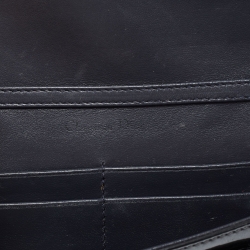 Pre Owned محفظة بسلسلة ديور ديوراما جلد لامع مايكرو كاناج برونزي ميتالك 