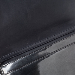 Pre Owned محفظة بسلسلة ديور ديوراما جلد لامع مايكرو كاناج برونزي ميتالك 