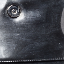 Pre Owned محفظة بسلسلة ديور ديوراما جلد لامع مايكرو كاناج برونزي ميتالك 