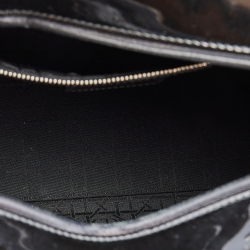 Pre Owned Dior Black Cannage Patent Leather Large Lady Dior Tote