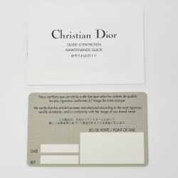 Pre Owned Dior Denim/Brown Denim and Croc Street Chic Columbus Avenue Multipocket Shoulder Bag