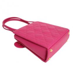 مملوكة مسبقًا Dior Pink Quilted Shoulder Bag