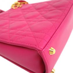مملوكة مسبقًا Dior Pink Quilted Shoulder Bag