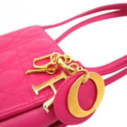 مملوكة مسبقًا Dior Pink Quilted Shoulder Bag