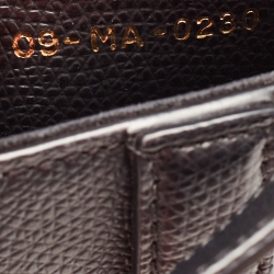 مملوكة مسبقًا Dior Black Grained Leather Saddle Bag