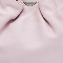 Pre Owned Dior Pink Leather Malice Pearl Hobo
