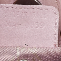 Pre Owned Dior Pink Leather Malice Pearl Hobo