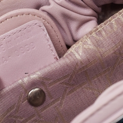 Pre Owned Dior Pink Leather Malice Pearl Hobo