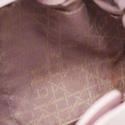 Pre Owned Dior Pink Leather Malice Pearl Hobo