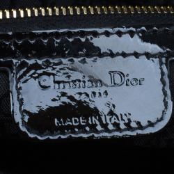مملوكة مسبقًا Dior Black Patent Large Lady Dior
