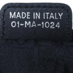 Pre Owned Christian Dior Black Studded Leather Shoulder Bag