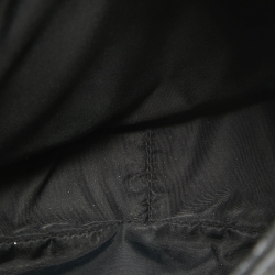 Pre Owned Dior Black Oblique Canvas and Leather Buckle Flap Hobo