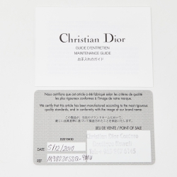 Pre Owned Dior Black Cannage Leather New Lock Flap Chain Bag