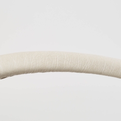 Pre Owned Dior White Leather Limited Edition 0118 Gaucho Alpine Saddle Bag