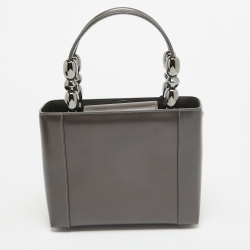 مملوكة مسبقًا Dior Plum Glazed Leather Malice Tote