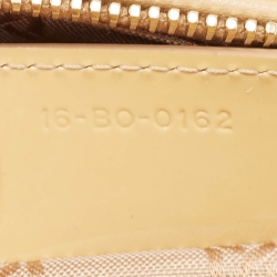 Pre Owned Dior Yellow Cannage Patent Leather Medium Lady Dior Tote
